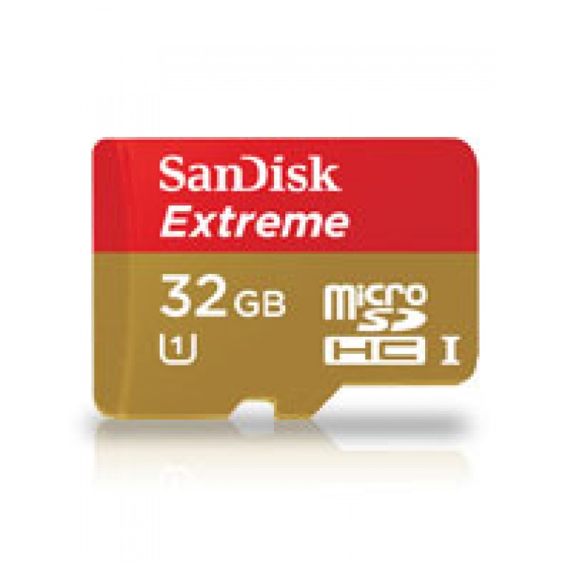 SanDisk Mobile Extreme microSDHC Class 10 32GB + SD Adapter + Rescue Pro Deluxe