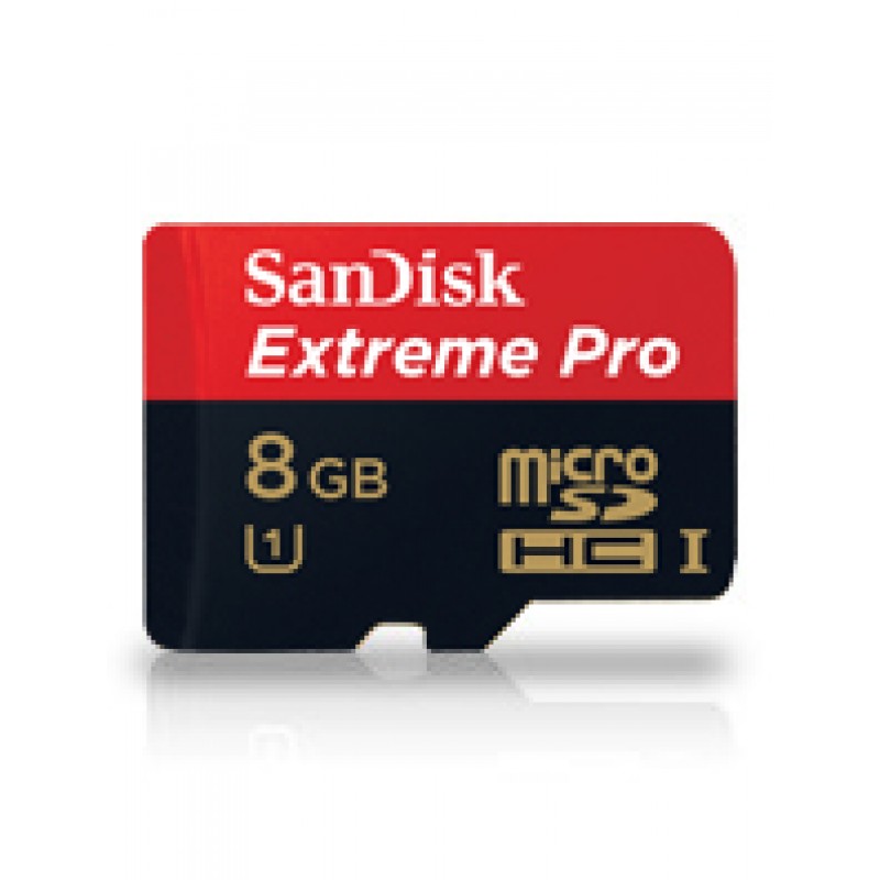 SanDisk Extereme Pro microSD 8GB - class 10, 95 MB/s