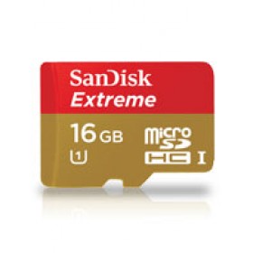 SanDisk Mobile Extreme microSDHC Class 10 16GB + SD Adapter + Rescue Pro Deluxe