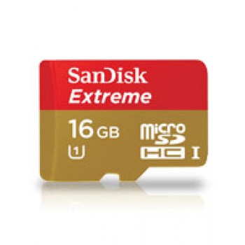 SanDisk Mobile Extreme microSDHC Class 10 16GB + SD Adapter + Rescue Pro Deluxe